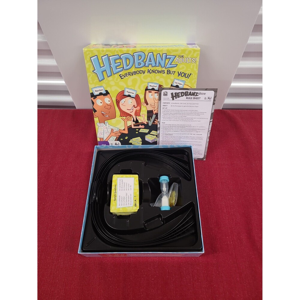 2010 Spin Master Hedbanz For Adults Game Complete